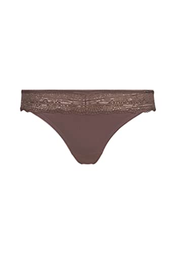 HUBER Damskie stringi Micro Lace G, peppercorn, standardowe