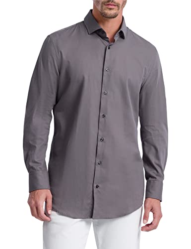 Pierre Cardin Męska koszula Henry, Granite Gray, 41