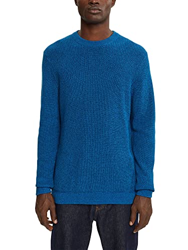 ESPRIT Sweter męski, 454/Petrol Blue 5, XXL