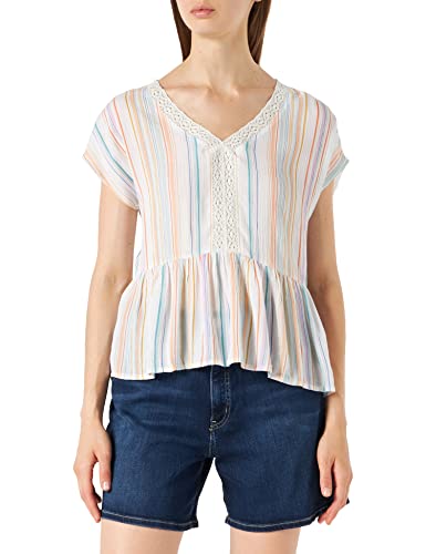 Springfield Blusa Viscosa Bambull koszula damska, ciemnoszary, 40