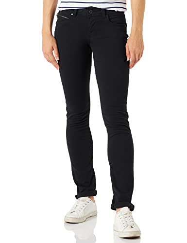 Pepe Jeans Damskie spodnie New Brooke, czarny (czarny), 27W / 32L