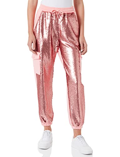 Love Moschino Damska bluza z kapturem, różowy, 38