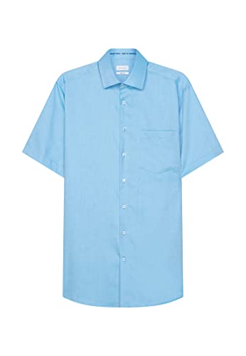 Seidensticker Męska koszula biznesowa, turkusowy, 44 PL