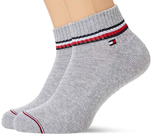 Tommy Hilfiger Męskie skarpety Iconic Quarter (2 sztuki), Tommy Original, 47-49 EU
