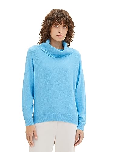 TOM TAILOR Sweter damski, 12391 – jasny niebieski melanż, S