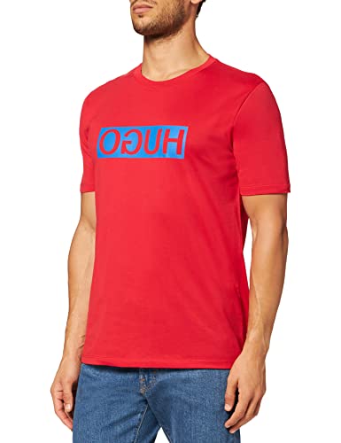 HUGO T-shirt męski, różowy (Open Pink 693), L