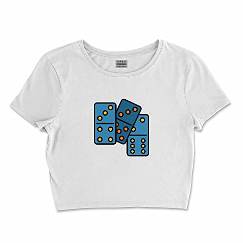 Bona Basics, Damski T-shirt basic, z nadrukiem cyfrowym, 100 bawełny, biały, swobodny, damski top, rozmiar: S, biały, S