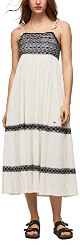 Pepe Jeans Sukienka damska Ariel, Biały (mysz), L