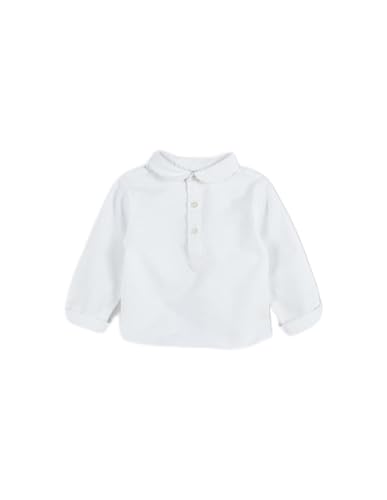 Gocco Camisa Oxford Blanca Panadera Koszula Formalna, Regularny Dzieci, Blanco, Regular