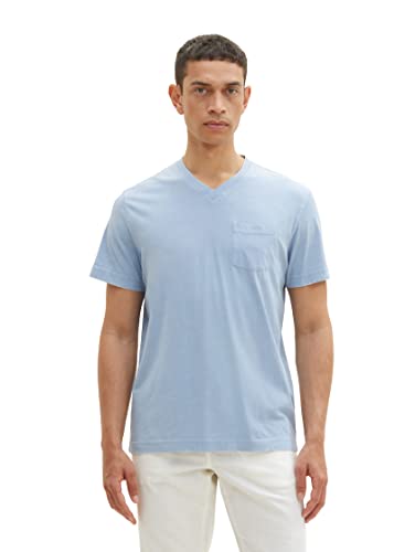 TOM TAILOR Koszulka męska 1036432, 26320-Stonington Blue, 3XL, 26320 - Stonington Blue, 3XL
