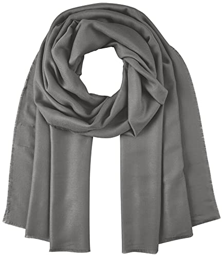 Pieces Damski długi szalik Pccilja Noos Bc, Ciemnoszary melanż, Jeden rozmiar