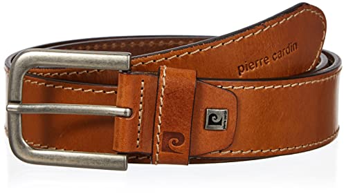 Lindenmann Accessories Męski pasek Pierre Cardin, brązowy, 105