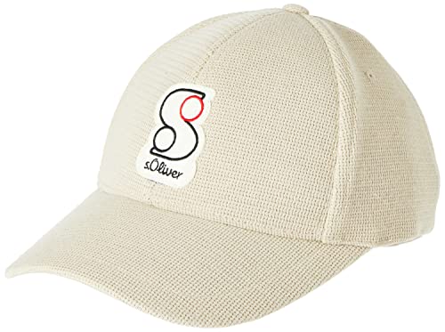 s.Oliver Bernd Freier GmbH & Co. KG Męska czapka z naszywką z logo, brązowa, rozmiar uniwersalny, brązowy, jeden rozmiar