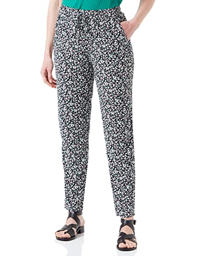 s.Oliver Spodnie damskie długie, spodnie do biegania, Wielokolorowy | Czarny 99a1, 46