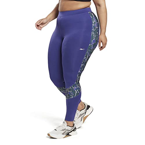 Reebok Damskie legginsy Wor Big Logo Tight, niebieskie (Vecblu), XL, niebieski (Vecblu), XL