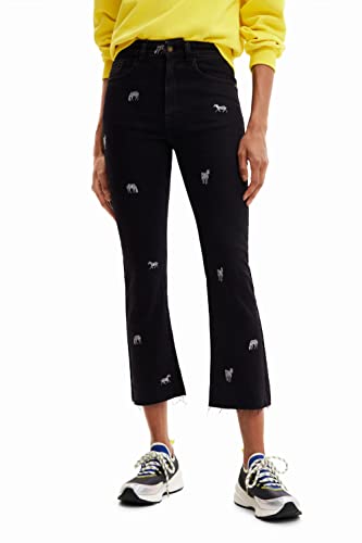 Desigual jeansy damskie, Schwarz, 42
