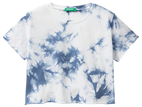 United Colors of Benetton Koszulka dziewczęca z krótkim rękawem, Carta Da Zucchero 87k, XL