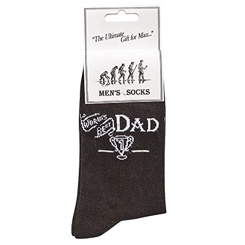 Ultimate Gift for Man Męskie skarpety dla taty, czarne, jeden rozmiar, Czarny
