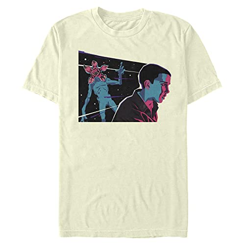 Stranger Things Men's Neon Eleven Short Sleeve T-shirt męski, naturalny, XXL, naturalny, XXL