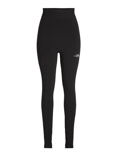 JACK & JONES Damskie rajstopy Jxcharlotte bezszwowe legginsy Athl Noos, czarny, M
