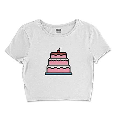 Bona Basics, Damski T-shirt basic, z nadrukiem cyfrowym, 100 bawełny, biały, swobodny, damski top, rozmiar: XL, biały, XL