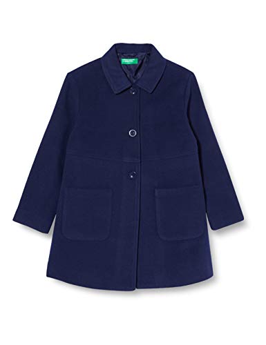 United Colors of Benetton Kurtka dziewczęca Cappotto, Peacoat 252, XS