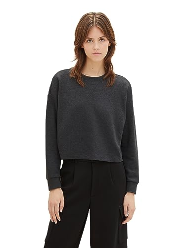 TOM TAILOR Denim Bluza damska, 10522 - Shale Grey Melange, M