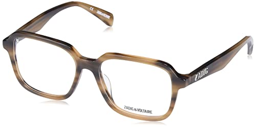 ZADIG & VOLTAIRE Vzv348 Okulary, Shiny Brown Top+Paski Honey, 70 Kobiety, Shiny Brown Top+w paski Honey