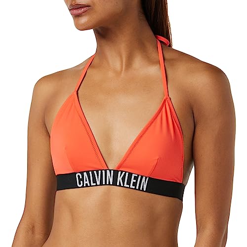 Calvin Klein Damskie trójkątne biustonosze Rp, Bright Vermillion, L, Bright Vermillion, L