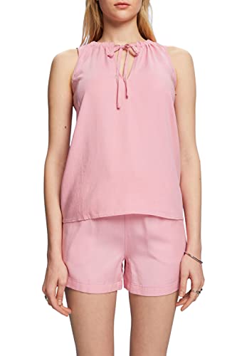 edc by ESPRIT Damska bluzka 053CC1F301, 670/PINK, L, 670/różowy, L