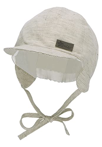 Sterntaler Unisex dziecięca czapka z daszkiem Ringel czapka dziecięca, ciemnozielona, normalna, ciemnozielony, 45