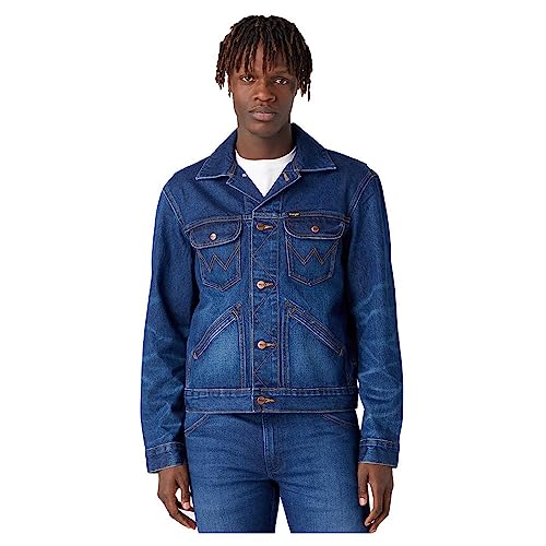 Wrangler Męska kurtka jeansowa, Far Away, XL