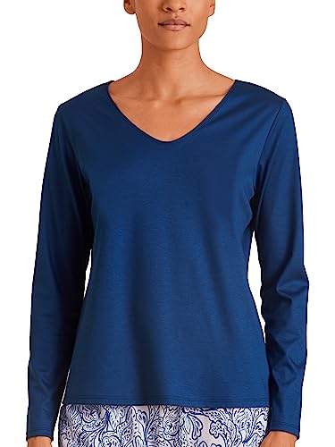 CALIDA Favourites Paisley T-shirt damski, Sodalite Blue, 40-42
