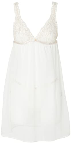 Emporio Armani Damska bielizna dziecięca + stringi Christmas Lace zestaw bielizny, Pale Cream, M