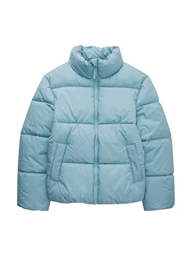TOM TAILOR Dziewczęta Dziecięca kurtka zimowa z pikowaniem 1033326, 30271 - Bright Reef Blue, 128