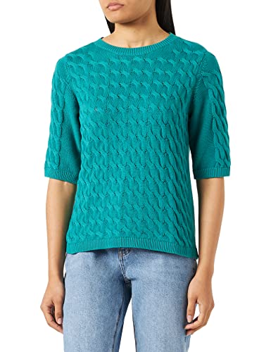VICHAO O-Neck 2/4 Cable Knit TOP/SU-NOOS, Alhambra, M