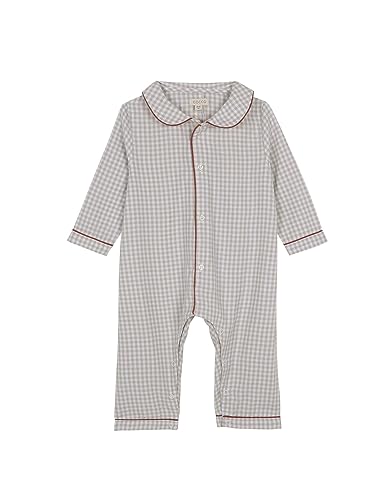 Gocco Pijama DE Mini Cuadros CON VIVOS A CONTR Zestaw piżamowy, Azul Nuevo, regularny, azul nuevo, Rozmiar uniwersalny