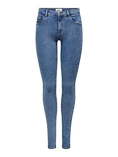 ONLY Jeansy damskie skinny fit ONLRain Reg, niebieski (medium blue denim), (XS) W / 30L