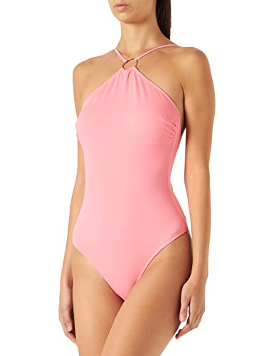 KENDALL & KYLIE Damski jednoczęściowy kostium kąpielowy, różowy (Rose Pink), XL