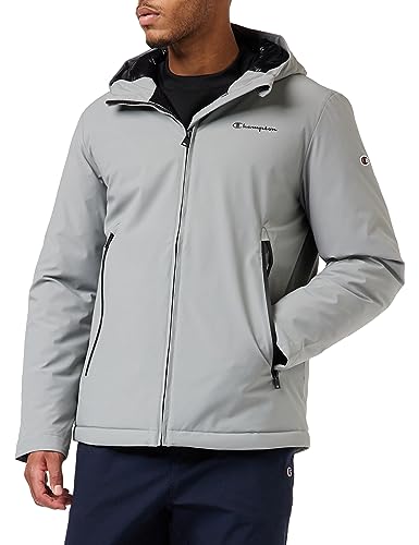 Champion Legacy Outdoor-Stretch Nylon Hooded Kurtka Mężczyźni, Grigio Monumento, M