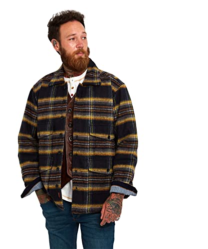 Joe Browns Męska kurtka jesienna w kratkę, granatowy, XL
