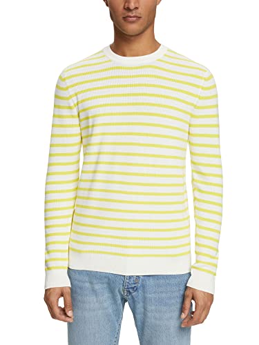 ESPRIT Sweter męski, 740 / Bright Yellow, L