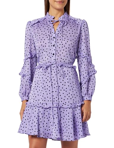 Pinko Piccadilly Sukienka Jaquard St.po Dorywczo Sukienka Kobiety, Qz2_lilla/Nero, 36