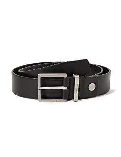 Calvin Klein Pasek Męski Casual Belt 3.5 cm Skórzany Pasek, Czarny, 7 (Taglia Produttore: 95)