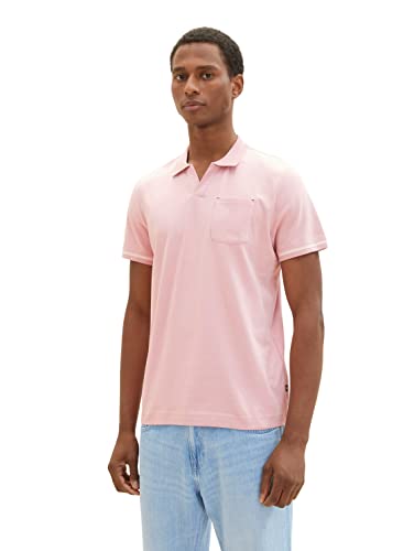 TOM TAILOR Męska koszulka polo, 11055-Morning Pink, XXL 10368, 11055 – Morning Pink, XXL