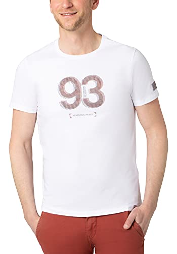 Timezone T-shirt męski, biały (pure white), M