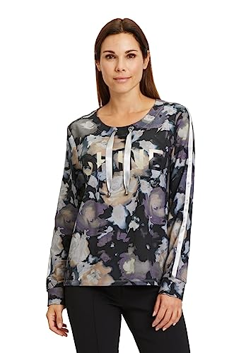 Betty Barclay Bluza damska 2514/1142, czarna/szara, 38 (DE)