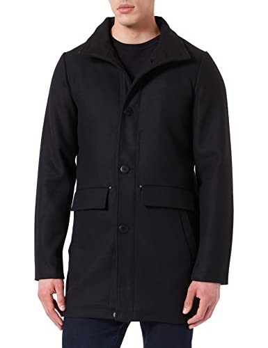 DreiMaster Klassik płaszcz przejściowy męski 31518639, czarny, XL