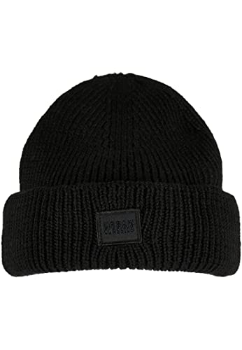 Urban Classics Unisex Knitted Wool Beanie czapka, czarny, jeden rozmiar