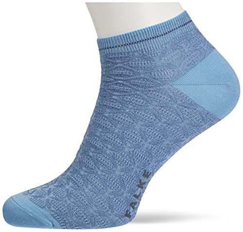 FALKE Skarpety Origami Pack bawełna męskie krótkie ze wzorem 1 para, niebieski (Azur 6788), 39-40 EU